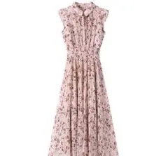 値下げしましたSustainableフリルプリーツワンピース 0