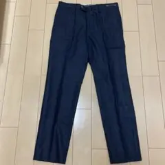 PT01 ダークブルー スラックス ストレートフィット