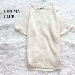 シネマクラブ 半袖ワッフルカットソーTシャツ シンプル ゆったり ベーシック