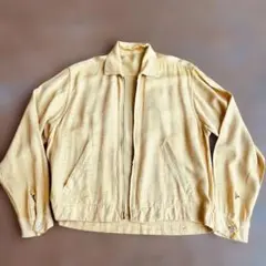50s melton ギャバジャン パープル レーヨン ギャバジンジャケット