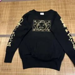 [美品]エヴィス　 ＥＶＩＳＥ　貴重ブラックトレーナー南無阿弥陀仏のサムネイル