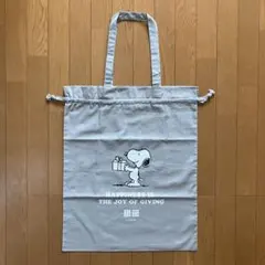 UNIQLO ユニクロ スヌーピー 巾着トートバッグ ノベルティ 非売品のサムネイル
