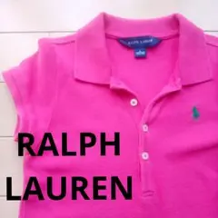 ラルフローレン    女の子120　半袖ワンピース  夏    ピンク