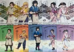 セブンイレブン鬼滅の刃 A4クリアファイル 全5種 クリアポスター 全5種