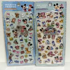 【早い者勝ち☆】Disney プチドロップステッカー 2枚セット 海外製品