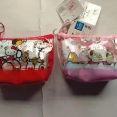 411 サンリオ ハローキティ　マイメロディ ミニタオル＆ポーチ 2 セットのサムネイル