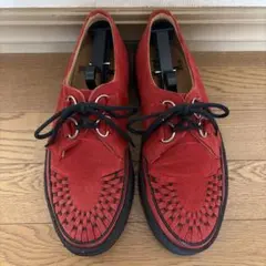 ジミー RJB THE FLAT HEAD ラバーソール ロカビリー R.J.B. ラバーソール 黒×赤 8.5 50s ロカビリー フラットヘッド - メルカリ