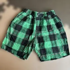 BREEZE チェック柄 ハーフパンツ 110サイズ