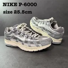 良品　ナイキ P-6000 グレー メンズ25.5 大人気モデル　NIKE