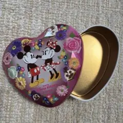 ミッキー ミニー ハート型缶