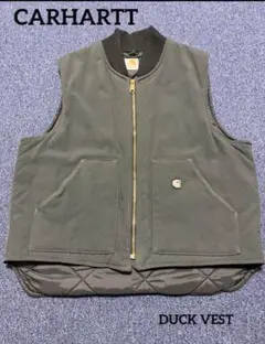Carhartt used vest　カーハートダックベスト CARHARTT Duck Vest M/BLACK カーハート ダックベスト ブラック