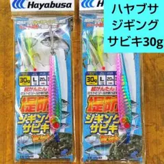 ハヤブサ　堤防ジギングサビキセット 30g/L×2点　遠投サビキ　メタルジグのサムネイル