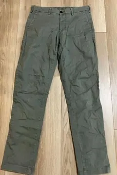ユニクロ メンズ スリムフィットノータックチノウエスト79cm