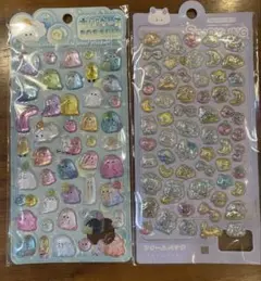 ボンボンドロップ風シール　ぷっくりシール　オバケーヌ