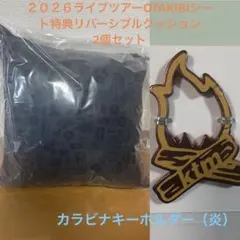ケツメイシ グッズ OTAKIBIシート特典 リバーシブルキャンプクッション