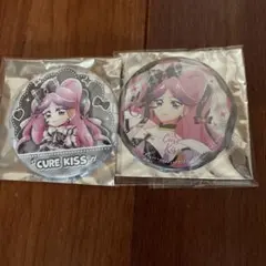 キミとアイドルプリキュア キュアキッス　ドリームステージ　缶バッチ