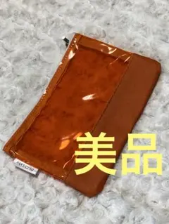 【美品】ドクターシーラボ　ポーチ　オレンジ　スケルトン　コインケース　小物入れのサムネイル