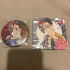 鬼滅の刃 原作 缶バッジ 猗窩座 狛治 缶バッジ　コースター　まとめ売り