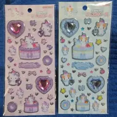 国内正規品 サンリオ キラキラジュエルシール チャーミーキティ ふわふわにゃんこ