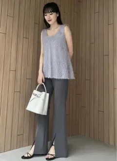 フレイ アイディーフロントスリットパンツ FWFP242205 レディース