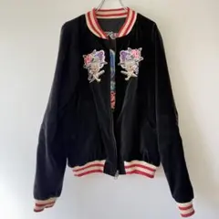 ◎GANGSTERVILLE リバーシブル 別珍 ベロア スカジャン 黒 ピンク 2025年最新】GANGSTERVILLE スカジャンの人気アイテム - メルカリ