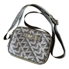 【美品】マイケルコース ショルダーバッグ グリーン クロスボディバッグ