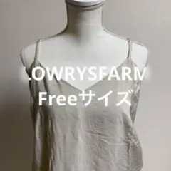 ローリーズファーム　ベージュ キャミワンピース ロング F