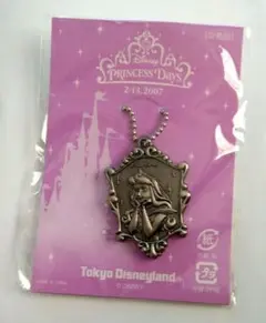 ディズニーランド　来園記念配布品　2007年　オーロラ　ファスナーチャーム　２個