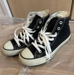 converse コンバース　スニーカー オールスターハイ　ブラック　23.5