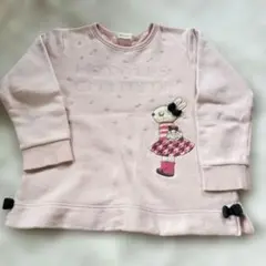 KPピンク長袖トレーナー 120cm