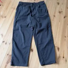 ユニクロ ストレッチイージーアンクルパンツ ダークグレー XL