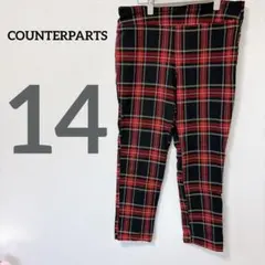 COUNTERPARTS 【14】カジュアルパンツ ズボン パンツ チェック柄