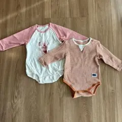 モイモルン　ロンパース2枚セット　80サイズ