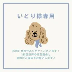 いとり様 リクエスト 2点 まとめ商品