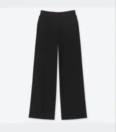 【完売品】UNIQLO コットンリブワイドパンツ