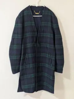 KAPITAL キャピタル チェック柄 長袖 シャツ ロング コート ワンピース 