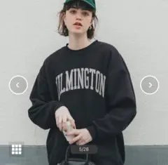 coca【ふわり～】オーバーサイズ ロゴスウェット 全4色