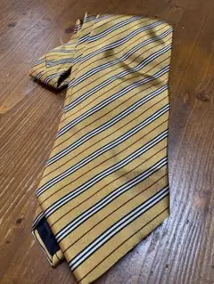 BURBERRY バーバリーシルク100%ストライプネクタイ