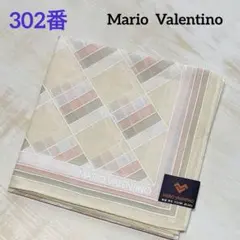 302番　マリオバレンチノ　ハンカチ　未使用　アイボリー　送料込みのサムネイル