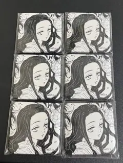 鬼滅の刃 ダイニング お楽しみくじ スクエア缶バッジ 炭治郎 竈門禰豆子