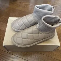 キルティング ショートブーツ　24cm