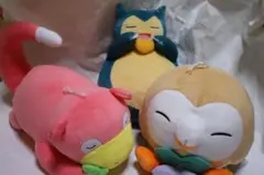 【ポケモン】もぐもぐタイムぬいぐるみ 3点セット