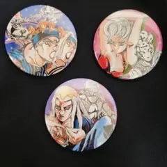 ジョジョ原画展 缶バッジ 3個セット - メルカリ