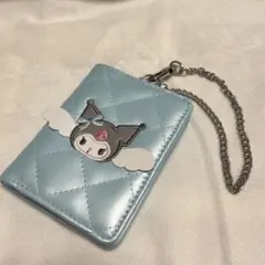 美品　クロミちゃん　二つ折り財布 カードケース　サンリオ　キルティングのサムネイル