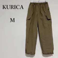 クリカ KURICA カーゴパンツ ウエストゴム 軽素材 ドローストリング【M】