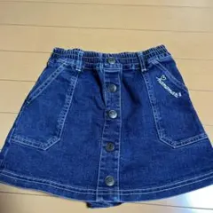 ガールズ　デニム　キュロット120cm