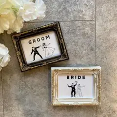 結婚式　受付サイン　ウェルカムスペース　アンティーク