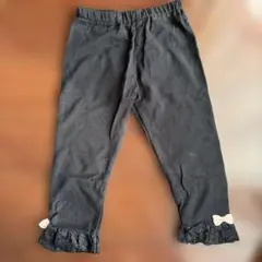 7部丈　黒　レギンス