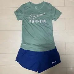 ナイキ NIKE ウィメンズ レディース ランニングTシャツ／パンツ 上下セット
