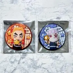 鬼滅の刃 みに隊士 缶バッジ 煉獄杏寿郎 宇髄天元